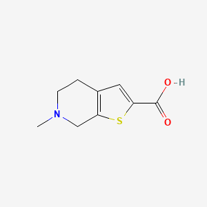 molecular formula C9H11NO2S B8680643 6-Methyl-4,5,6,7-tetrahydro-thieno[2,3-c]pyridine-2-carboxylic acid 