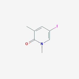 molecular formula C7H8INO B8680645 5-Iodo-1,3-dimethyl-1H-pyridin-2-one 