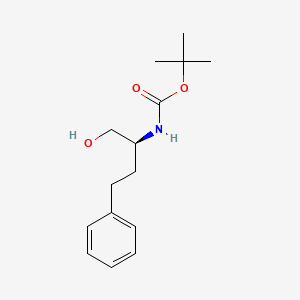 molecular formula C15H23NO3 B8680665 Boc-(S)-2-amino-4-phenylbutan-1-ol 