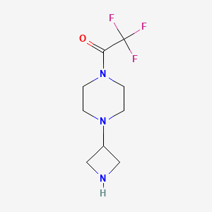 1-(4-Azetidin-3-yl-piperazin-1-yl)-2,2,2-trifluoro-ethanone
