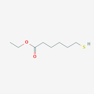 molecular formula C8H16O2S B8680731 Ethyl 6-mercaptohexanoate 