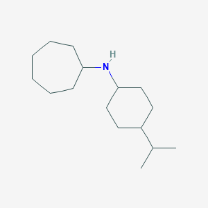molecular formula C16H31N B8680763 N-[4-(Propan-2-yl)cyclohexyl]cycloheptanamine CAS No. 920280-65-5