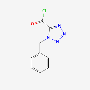 1-benzyl-1H-tetrazole-5-carbonyl chloride