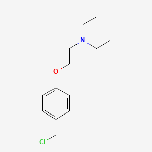 2-[4-(Chloromethyl)phenoxy]-N,N-diethylethan-1-amine