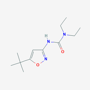 molecular formula C12H21N3O2 B8680794 N'-(5-tert-Butyl-1,2-oxazol-3-yl)-N,N-diethylurea CAS No. 55808-37-2