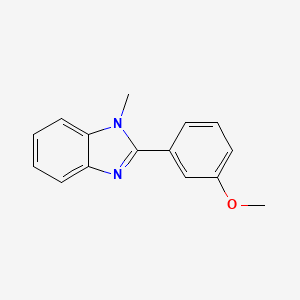 molecular formula C15H14N2O B8680819 1-Methyl-2-(3-methoxyphenyl)-1H-benzoimidazole 