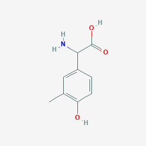 2-Amino-2-(4-hydroxy-3-methylphenyl)acetic acid