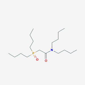 molecular formula C18H38NO2P B8680831 N,N-Dibutyl-2-(dibutylphosphoryl)acetamide CAS No. 79373-15-2