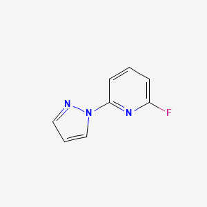 2-Fluoro-6-pyrazol-1-yl-pyridine