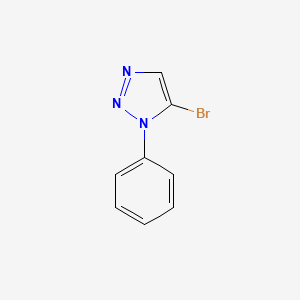 molecular formula C8H6BrN3 B8680871 5-Bromo-1-phenyl-1h-1,2,3-triazole 