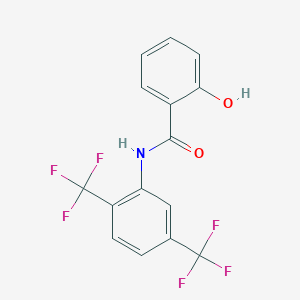 N-[2,5-Bis(trifluoromethyl)phenyl]-2-hydroxybenzamide