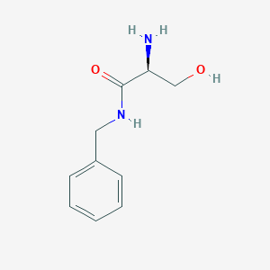 molecular formula C10H14N2O2 B8680914 N-Benzyl-L-serinamide CAS No. 175481-31-9