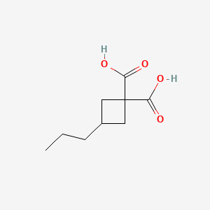 3-n-Propylcyclobutane-1,1-dicarboxylic acid