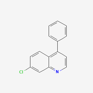 molecular formula C15H10ClN B8680999 7-Chloro-4-phenylquinoline 