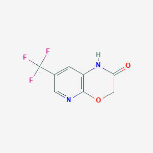 molecular formula C8H5F3N2O2 B8681003 7-trifluoromethyl-1H-pyrido[2,3-b][1,4]oxazin-2-one 