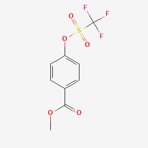 Methyl 4-[[(trifluoromethyl)sulfonyl]oxy]benzoate