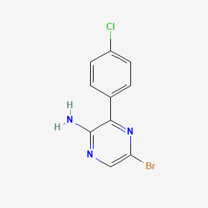 5-Bromo-3-(4-chloro-phenyl)-pyrazin-2-ylamine