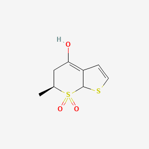 (6S)-4-hydroxy-6-methyl-5,7a-dihydro-6H-thieno[2,3-b]thiopyran 7,7-dioxide
