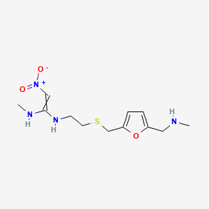 molecular formula C12H20N4O3S B8681039 Desmethylranitidine 