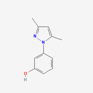 3-(3,5-Dimethyl-1H-pyrazol-1-yl)phenol