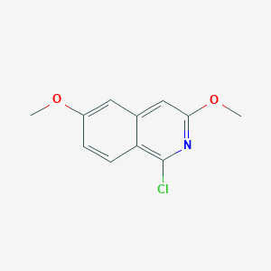 molecular formula C11H10ClNO2 B8681129 1-Chloro-3,6-dimethoxyisoquinoline 