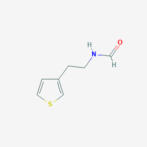 molecular formula C7H9NOS B8681161 3-Thienylethyl formamide 