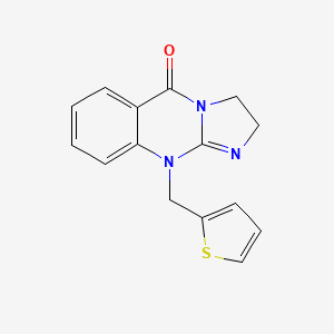 10-(Thiophen-2-ylmethyl)-2,3-dihydroimidazo[2,1-b]quinazolin-5(10H)-one