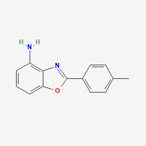 molecular formula C14H12N2O B8681195 2-p-Tolylbenzo[d]oxazol-4-amine 