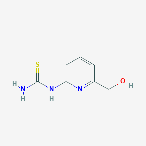 molecular formula C7H9N3OS B8681202 (6-Hydroxymethyl-pyridin-2-yl)-thiourea 