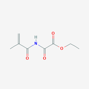 molecular formula C8H11NO4 B8681217 Ethyl [(2-methylacryloyl)amino](oxo)acetate CAS No. 112832-32-3