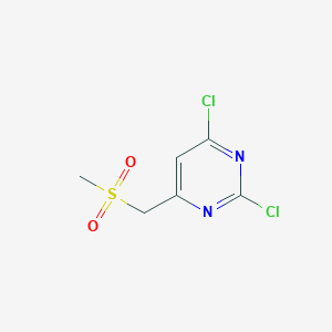 2,4-Dichloro-6-(methylsulfonylmethyl)pyrimidine