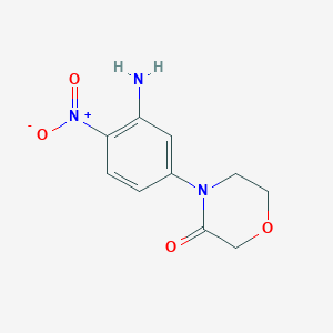 4-(3-Amino-4-nitrophenyl)morpholin-3-one