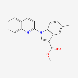 Methyl 5-methyl-1-(quinolin-2-yl)-1H-indole-3-carboxylate