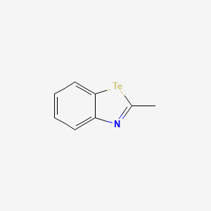 molecular formula C8H7NTe B8681285 2-Methyl-1,3-benzotellurazole CAS No. 89723-09-1