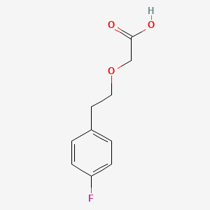 B8681295 2-(4-Fluorophenethyloxy)acetic acid CAS No. 81228-04-8