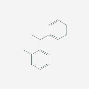 molecular formula C15H16 B8681527 1-Methyl-2-(1-phenylethyl)benzene CAS No. 40766-30-1