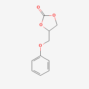 molecular formula C10H10O4 B8681546 4-(Phenoxymethyl)-1,3-dioxolan-2-one 