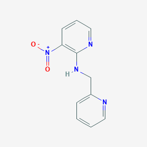 molecular formula C11H10N4O2 B8681605 N-(3-nitro-2-pyridinyl)-2-pyridinemethanamine 