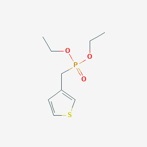 molecular formula C9H15O3PS B8681613 3-(Diethoxyphosphinylmethyl)thiophene CAS No. 21382-79-6