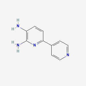 molecular formula C10H10N4 B8681625 [2,4'-Bipyridine]-5,6-diamine 