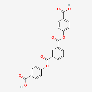 molecular formula C22H14O8 B8681696 Di(p-carboxyphenyl)isophthalate CAS No. 97592-40-0
