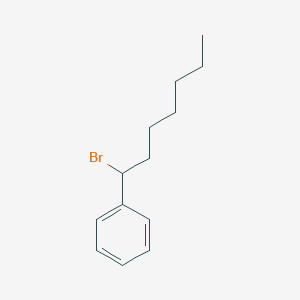 molecular formula C13H19Br B8681713 (1-Bromoheptyl)benzene CAS No. 3360-42-7