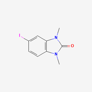 molecular formula C9H9IN2O B8681725 5-Iodo-1,3-dimethyl-2,3-dihydrobenzimidazol-2-one 
