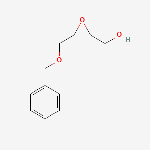 molecular formula C11H14O3 B8681738 Oxiranemethanol, 3-[(phenylmethoxy)methyl]- CAS No. 95672-91-6