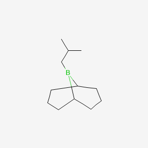 molecular formula C12H23B B8681785 9-Borabicyclo[3.3.1]nonane, 9-(2-methylpropyl)- CAS No. 63942-77-8