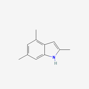 molecular formula C11H13N B8681893 2,4,6-Trimethyl-1H-indole 