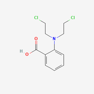 molecular formula C11H13Cl2NO2 B8681938 Anthranilic acid, N,N-bis(2-chloroethyl)- CAS No. 3085-99-2