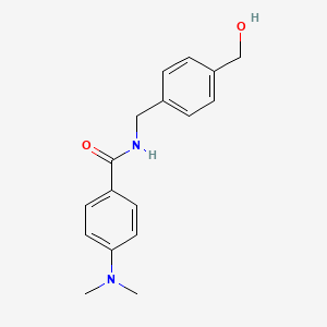 molecular formula C17H20N2O2 B8681967 4-Dimethylamino-N-(4-hydroxymethylbenzyl)benzamide CAS No. 617691-18-6