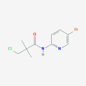 molecular formula C10H12BrClN2O B8681968 N-(5-bromo-pyridin-2-yl)-3-chloro-2,2-dimethyl-propionamide 