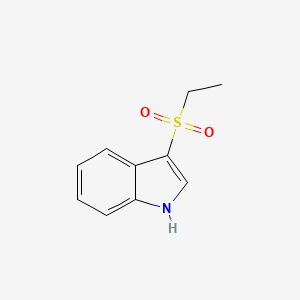 molecular formula C10H11NO2S B8681971 3-(Ethylsulfonyl)-1h-indole 